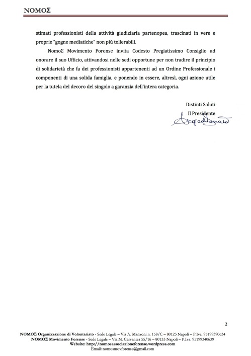 Lettera aperta al Presidente dell'Ordine degli Avvocati di Napoli - pag 2.jpg